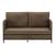 Canapea Soini 78x125x67cm extensibila maro [en.casa] HausGarden Leisure