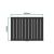 Radiator Nore 60x80cm negru 616 W [neu.haus] HausGarden Leisure