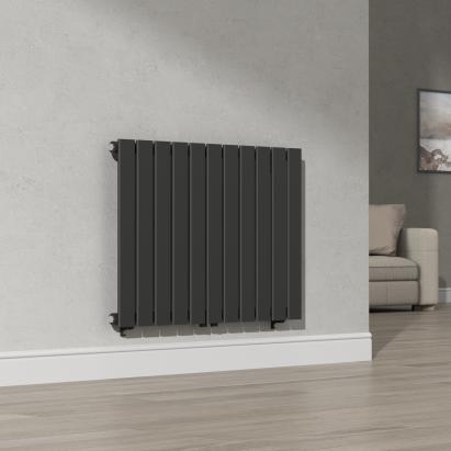 Radiator Nore 60x80cm negru 616 W [neu.haus] HausGarden Leisure