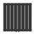 Radiator Nore 60x60cm negru 459W [neu.haus] HausGarden Leisure