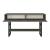 Konsolentisch Lappeenranta 139x43x76cm Anthrazit/Schwarz [en.casa] HausGarden Leisure