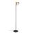 Lampadar Namsos 156cm 1x E27 60W metal negru/auriu [lux.pro] HausGarden Leisure