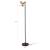 Lampadar Namsos 156cm 1x E27 60W metal negru/auriu [lux.pro] HausGarden Leisure