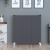 Beistellschrank Sirdal 103,5x90x30 cm Anthrazit [en.casa] HausGarden Leisure