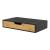 Raft de perete Bokn 40x24x8cm negru natur [en.casa] HausGarden Leisure