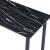 Masa bucatarie Tammela 120x60x75cm negru marmorat [en.casa] HausGarden Leisure