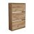 Schuhschrank Aurskog 110x73,5x24cm Eiche [en.casa] HausGarden Leisure