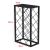 Suport sticle cu vin Amasia 68x40x22cm negru [en.casa] HausGarden Leisure