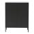 Comoda, en.casa, PXSL-0163 Falkoping, 101,5 x 80 x 40 cm, otel, metal, negru, cu 2 usi si 2 rafturi HausGarden Leisure