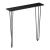 Masa, en.casa, PXXM-0072 Kokemaki, 82 x 80 x 18 cm, metal, mdf, negru, cu picioare hairpin HausGarden Leisure