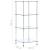 Raft cu 4 niveluri transparent, 40x40x100 cm, sticlă securizată GartenMobel Dekor