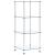 Raft cu 4 niveluri transparent, 40x40x100 cm, sticlă securizată GartenMobel Dekor
