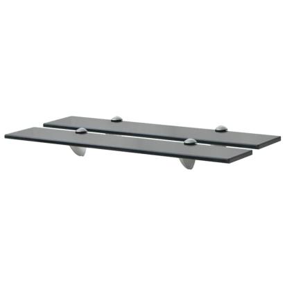 Rafturi suspendate, 2 buc., 60 x 20 cm, sticlă, 8 mm GartenMobel Dekor