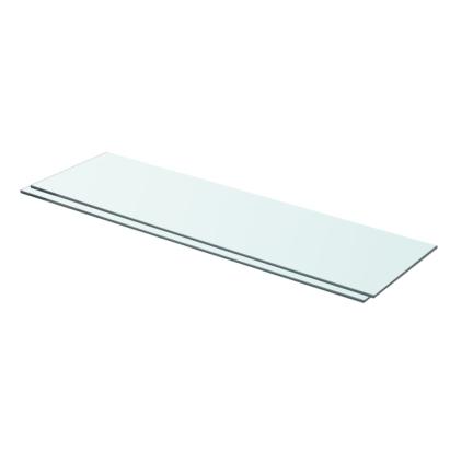 Rafturi, 2 buc., 70 x 20 cm, panouri sticlă transparentă GartenMobel Dekor