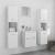 Set mobilier de baie, alb, lemn prelucrat GartenMobel Dekor