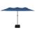 Umbrelă de soare cu două capete, albastru azuriu, 449x245 cm GartenMobel Dekor