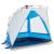 Cort camping 4 persoane albastru azur impermeabil setare rapidă GartenMobel Dekor