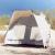 Cort camping 4 persoane gri impermeabil setare rapidă GartenMobel Dekor
