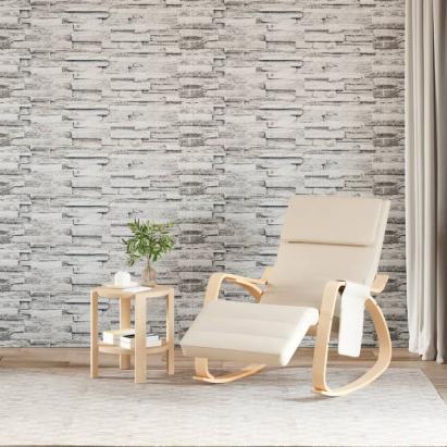 Panouri de perete 3D, 14 buc., gri deschis, 100x25 cm, EPS GartenMobel Dekor