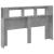 Tăblie de pat cu LED, gri beton, 160x18,5x103,5 cm, lemn GartenMobel Dekor