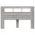 Tăblie de pat cu LED, gri sonoma, 160x18,5x103,5 cm, lemn GartenMobel Dekor
