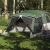 Cort de camping cu verandă 4 persoane, verde, impermeabil GartenMobel Dekor