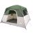 Cabină cort de camping, 4 persoane, verde, impermeabil GartenMobel Dekor