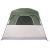 Cabină cort de camping, 4 persoane, verde, impermeabil GartenMobel Dekor