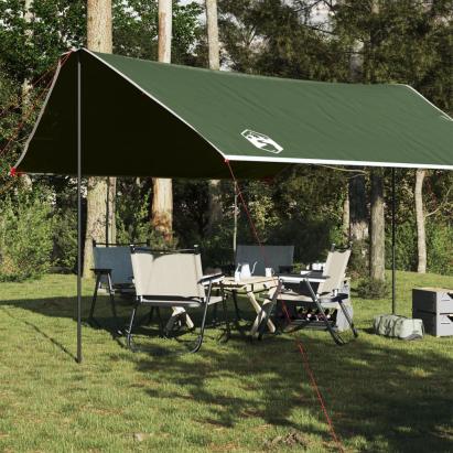 Prelată de camping, verde, 430x380x210 cm, impermeabilă GartenMobel Dekor