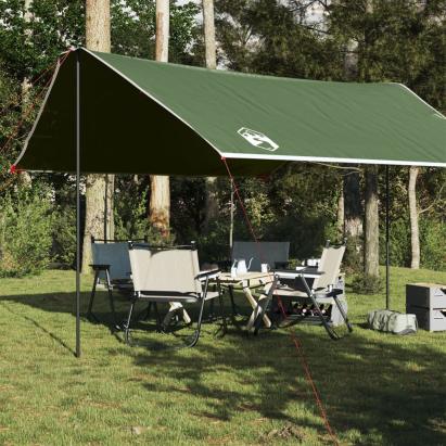 Prelată de camping, verde, 430x380x210 cm, impermeabilă GartenMobel Dekor