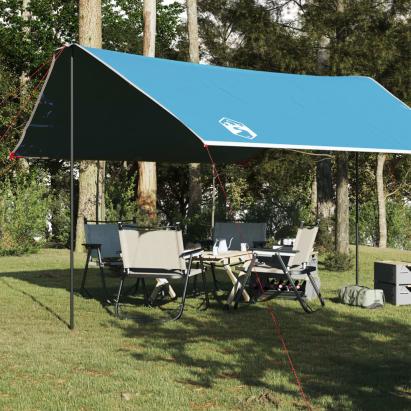 Prelată de camping, albastru, 430x380x210 cm, impermeabilă GartenMobel Dekor