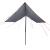 Prelată de camping gri/portocaliu, 460x305x210 cm, impermeabilă GartenMobel Dekor