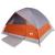Cort de camping cupolă 3 persoane, gri/portocaliu, impermeabil GartenMobel Dekor