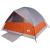 Cort de camping cupolă 3 persoane, gri/portocaliu, impermeabil GartenMobel Dekor