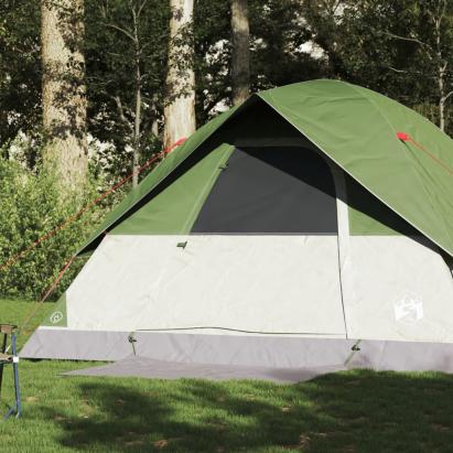 Cort de camping cupolă pentru 6 persoane, verde, impermeabil GartenMobel Dekor