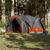 Cort de familie Tipi pentru 8 persoane gri impermeabil GartenMobel Dekor