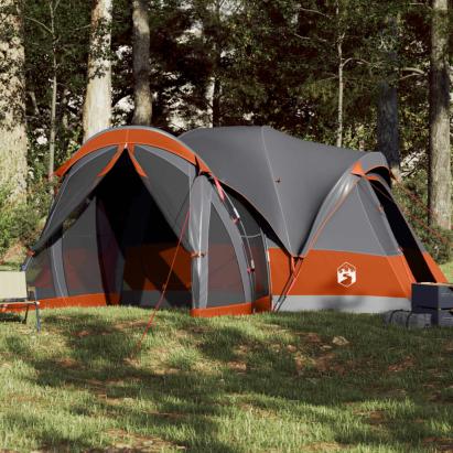 Cort de familie Tipi pentru 8 persoane gri impermeabil GartenMobel Dekor