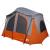 Cabină cort de camping 5 persoane gri și portocaliu impermeabil GartenMobel Dekor