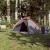Cort de camping pentru 2 persoane, gri/portocaliu, impermeabil GartenMobel Dekor