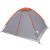 Cort de camping pentru 4 persoane, gri/portocaliu, impermeabil GartenMobel Dekor