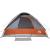 Cort de camping pentru 2 persoane, gri/portocaliu, impermeabil GartenMobel Dekor