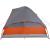 Cort de camping pentru 2 persoane, gri/portocaliu, impermeabil GartenMobel Dekor