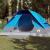 Cort de camping cupolă pentru 4 persoane, albastru, impermeabil GartenMobel Dekor