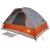 Cort de camping pentru 4 persoane, gri/portocaliu, impermeabil GartenMobel Dekor