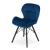 Set 4 scaune stil scandinav, Artool, Lago Velvet, catifea, lemn, bleumarin si negru, 47x52x73.5 cm GartenVIP DiyLine