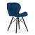 Set 4 scaune stil scandinav, Artool, Lago Velvet, catifea, lemn, bleumarin si negru, 47x52x73.5 cm GartenVIP DiyLine