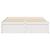 Cadru de pat, alb, 140x200 cm, lemn masiv de pin GartenMobel Dekor