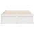 Cadru de pat, alb, 120x190 cm, lemn masiv pin GartenMobel Dekor