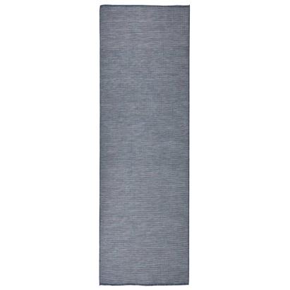 Covor de exterior, albastru, 80x250 cm, țesătură plată GartenMobel Dekor