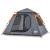Cort camping cupolă 4 persoane, gri/portocaliu, setare rapidă GartenMobel Dekor